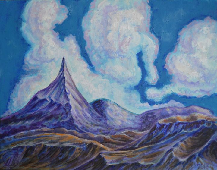 Pittura intitolato "InnerScape" da Igor Pozdnyakov, Opera d'arte originale, Altro