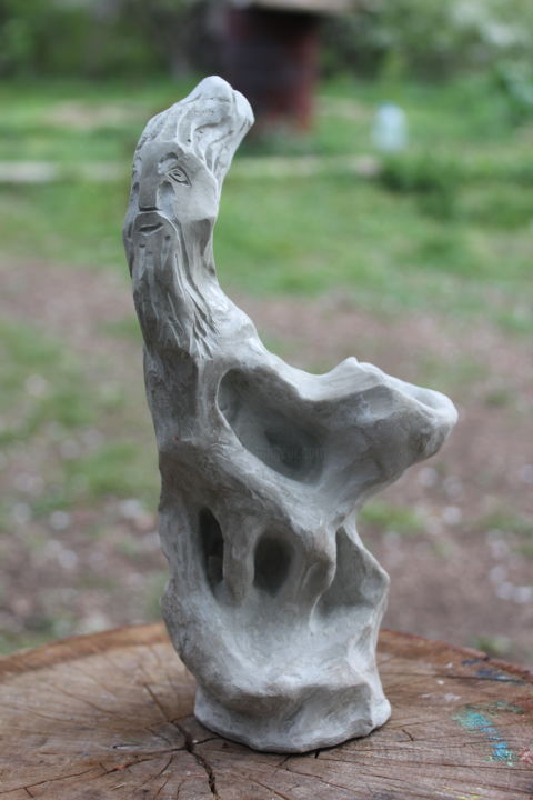 Sculpture titled "Мудрость" by Igor Snegirev, Original Artwork, Ceramics