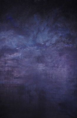 Painting titled "Bleu Nuit" by Isabelle Hosier, Original Artwork