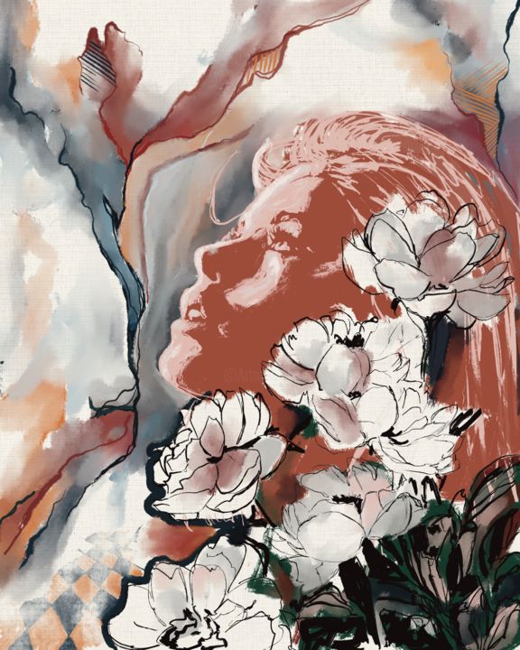Digital Arts titled "2129" by Ika Agyo, Original Art, Digital Painting