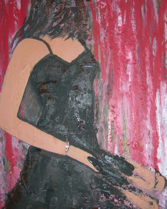 Painting titled "Women" by Ilda Monteiro, Original Artwork, Acrylic