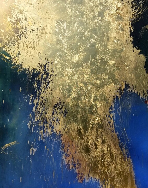 Pittura intitolato "gold XLII" da Ilgvars Zalans, Opera d'arte originale, Acrilico