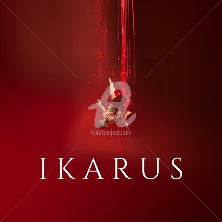 Arts numériques intitulée "IKARUS |||" par Ilkim Ergan, Œuvre d'art originale, Image générée par l'IA