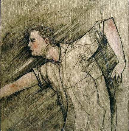 Disegno intitolato "Wind" da Balazs Illes, Opera d'arte originale