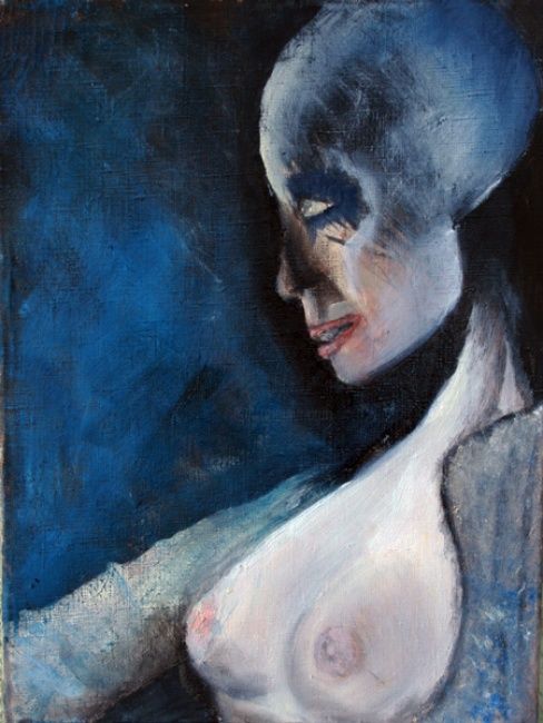 Painting titled "Anything different…" by Iluvar, Original Art, Oil