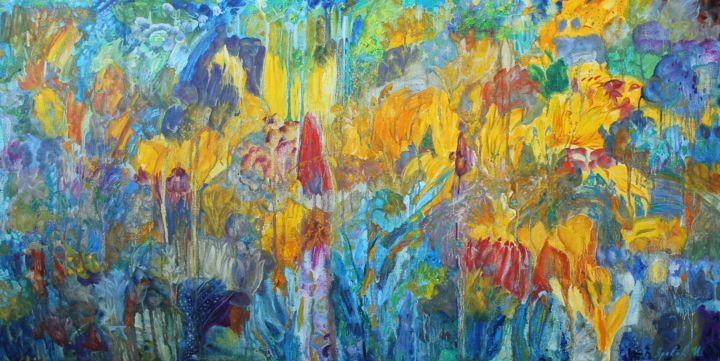 Peinture intitulée "The Morning Exotic…" par Ilya Yarovoy, Œuvre d'art originale, Huile