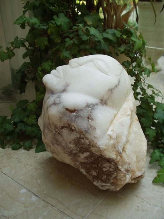 Sculpture titled "Dreamwoman" by Marianne Den Otter, Original Artwork, Stone