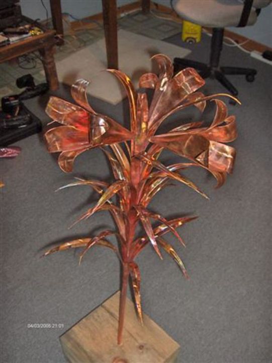 Sculpture titled "easter lillies" by Paul Crighton, Original Artwork