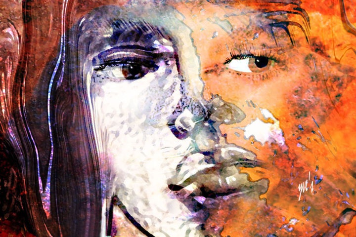 Arte digital titulada "Prudence" por Yve'S, Obra de arte original, Trabajo Digital 2D
