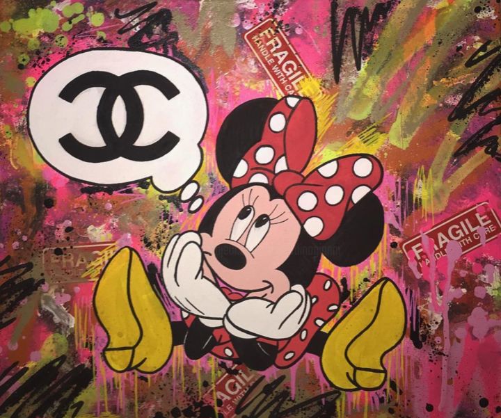 Painting titled "only Chanel" by Arpe, Original Artwork