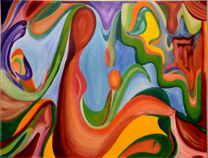 Painting titled "Spring.jpg" by Imtiaz Hussain, Original Art, Oil