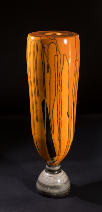 Sculpture titled "Vase 24" by Iñaki San, Original Artwork, Ceramics