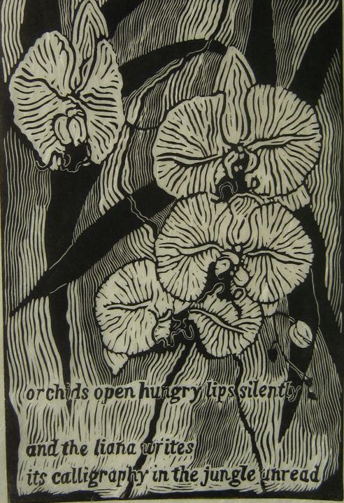Zeichnungen mit dem Titel "orchids.jpg" von Inara Cedrins, Original-Kunstwerk, Andere