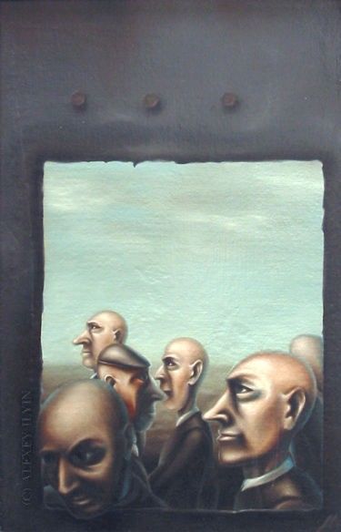 Painting titled "Окно" by Aleksei Ilin, Original Artwork, Other