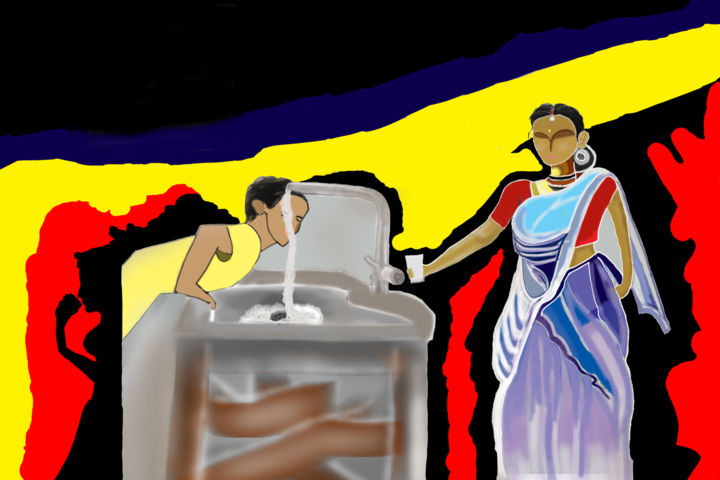 Digital Arts titled "save-water-theme-20…" by Inderjeet Singh, Original Artwork, Other