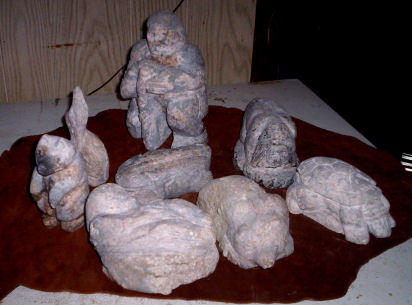 Sculpture titled "Collection Produced…" by Indiancarver, Original Artwork, Stone