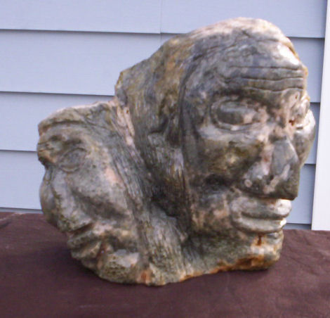 Sculpture titled "The Family" by Indiancarver, Original Artwork, Stone