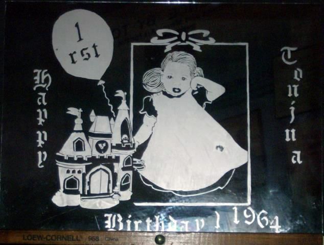 Painting titled "Birthday Castle/1rs…" by Tonjua Lyles, Original Art, Other