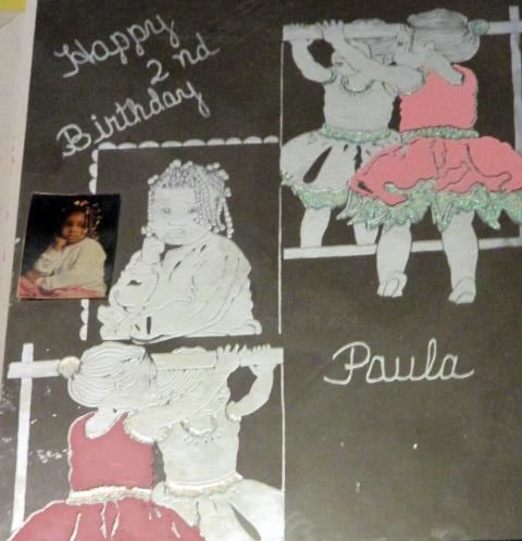 Painting titled "Ballerina Birthday(…" by Tonjua Lyles, Original Art, Other