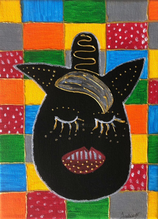 "Small unicorn" başlıklı Tablo Inese Viluma tarafından, Orijinal sanat, Akrilik