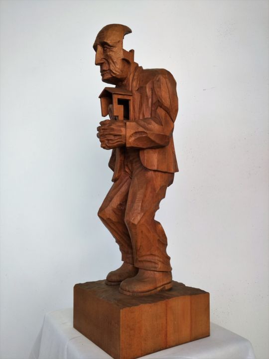 雕塑 标题为“Vida - historia -1” 由Infa Inot, 原创艺术品, 木