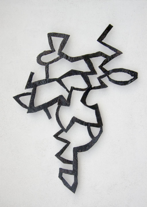 Sculpture titled "ibis, redibis non m…" by Gianni Pignat, Original Artwork, Metals