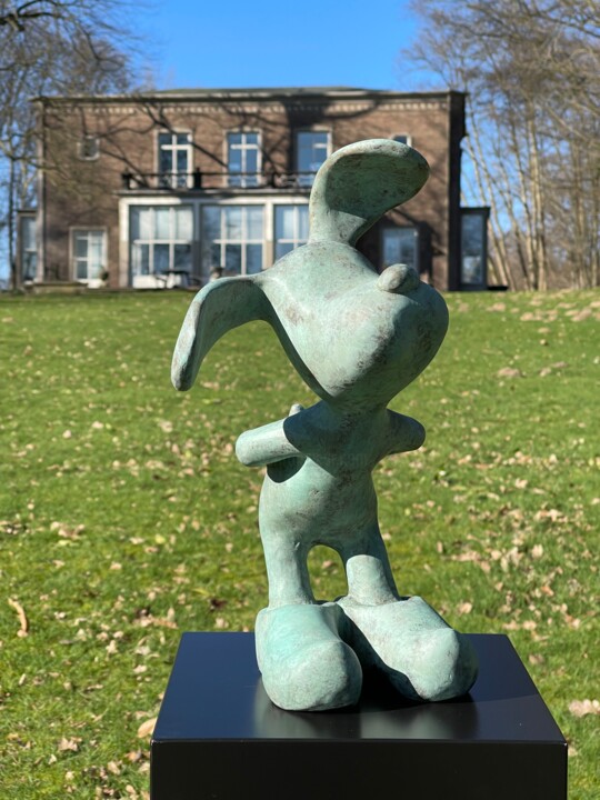 Sculptuur getiteld "Charlie" door Jacky Zegers, Origineel Kunstwerk, Bronzen