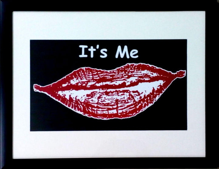 Druckgrafik mit dem Titel "Can you taste it's…" von Luc Van Loock, Original-Kunstwerk, Linoldrucke