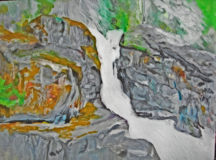 Painting titled "Naim Angel" by Karen Colville, Original Art, Acrylic