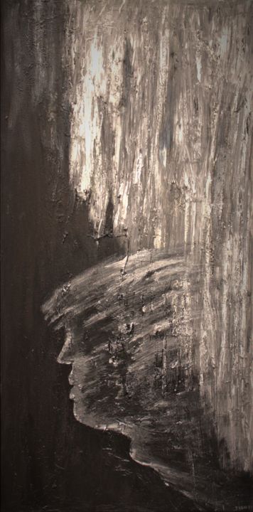 Pittura intitolato "Depressor" da Beatrice Roman, Opera d'arte originale, Acrilico