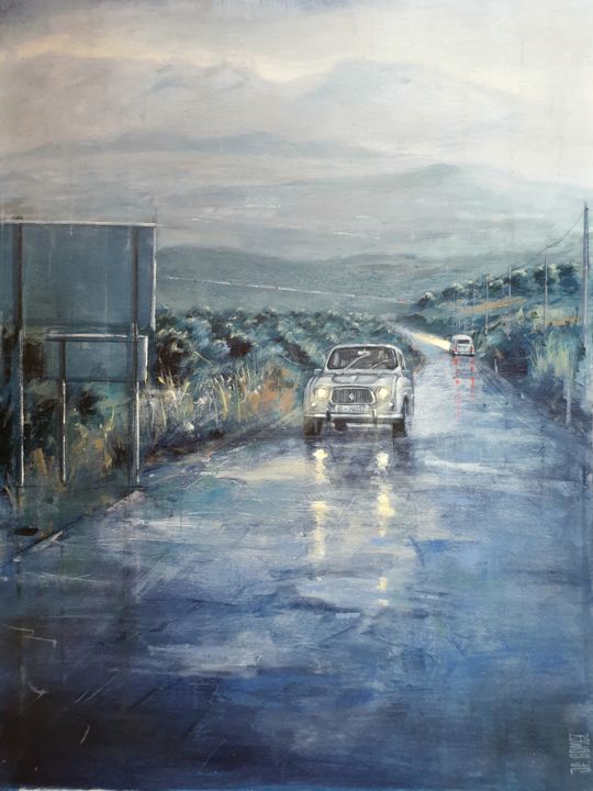 "LLUVIA" başlıklı Tablo Juan Francisco Gomez Cambronero tarafından, Orijinal sanat, Petrol