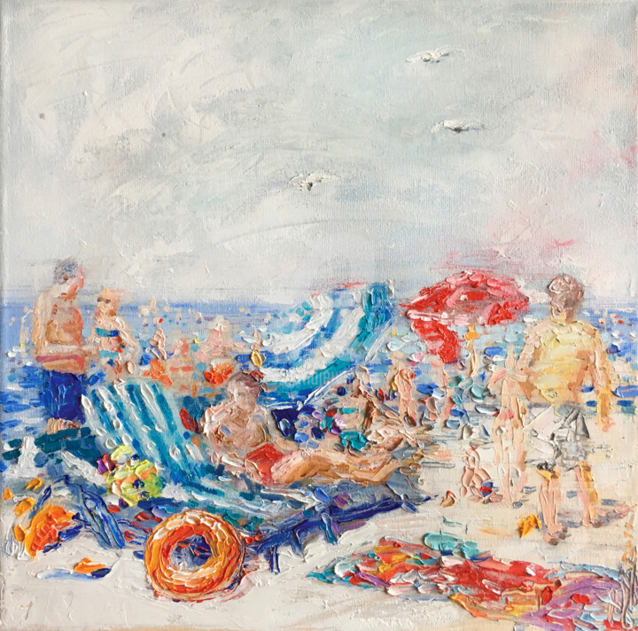 Malarstwo zatytułowany „Vacations” autorstwa Inga Jurane, Oryginalna praca, Olej