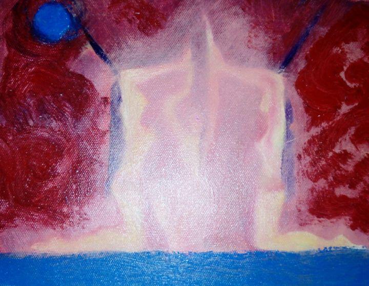 Картина под названием "Магия" - Инга Курганская, Подлинное произведение искусства, Масло