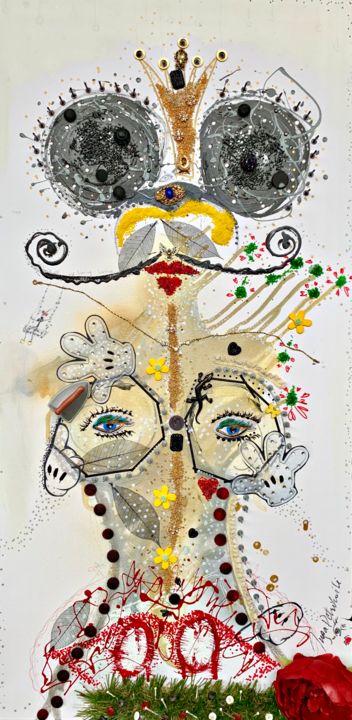 Коллажи под названием "Collage No. 47" - Inga Petrikaite, Подлинное произведение искусства