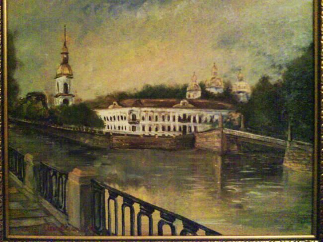 Картина под названием "Санкт-Петербург. Кр…" - Инга Матвийко, Подлинное произведение искусства