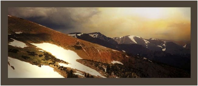 Photographie intitulée "Trail Ridge Panorama" par Inge Kraus, Œuvre d'art originale