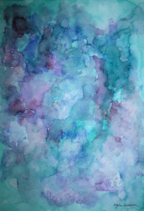 Painting titled "Heal.jpg" by Ingela Wallgren Lindgren, Original Artwork, Watercolor