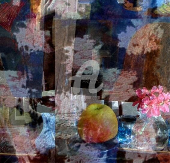Digitale Kunst getiteld "Still Life 22" door Ingrid Dohle Kamerbeek, Origineel Kunstwerk