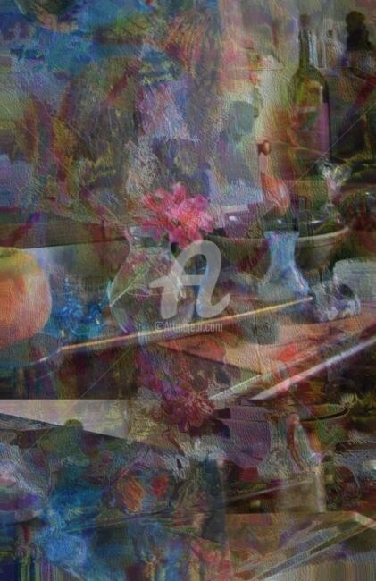 Digital Arts titled "Still Life" by Ingrid Dohle Kamerbeek, Original Artwork