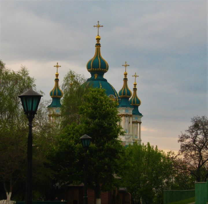 摄影 标题为“Андреевская церковь” 由Себини, 原创艺术品, 数码摄影