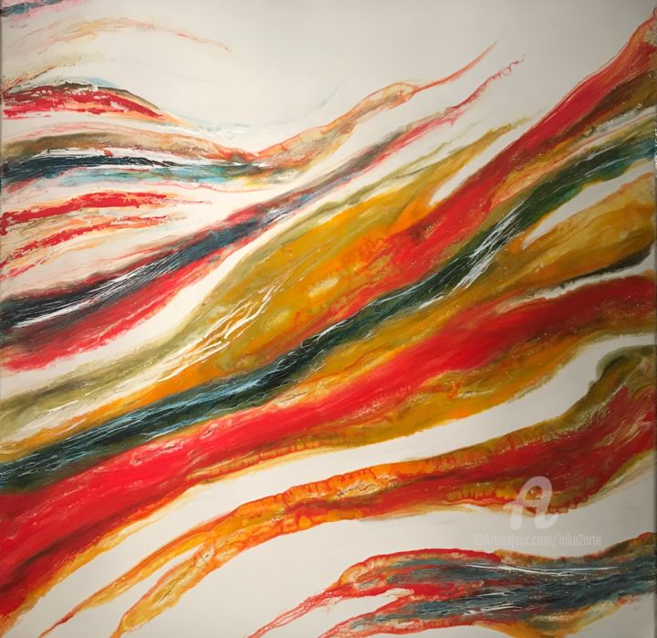 Peinture intitulée "Interlude" par Inka2arte, Œuvre d'art originale, Acrylique
