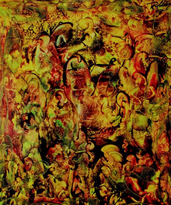 Pintura titulada "Luis Alfredo Medina…" por Luis Alfredo Medina Roldán Mroldan Galle, Obra de arte original, Oleo