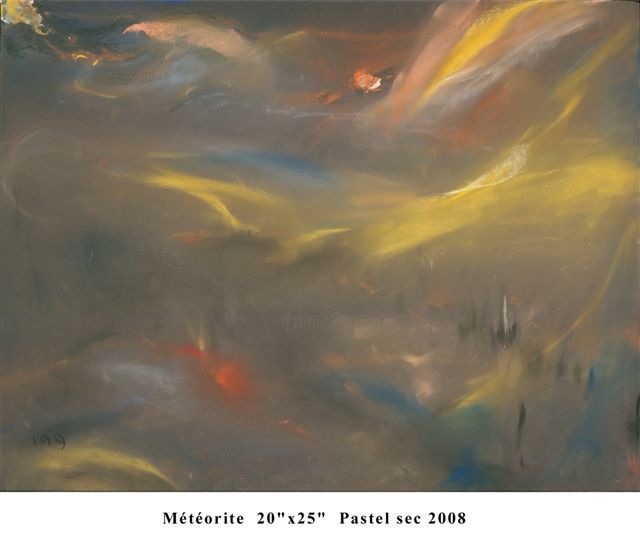 Painting titled "Meteorite" by Ino, Original Artwork