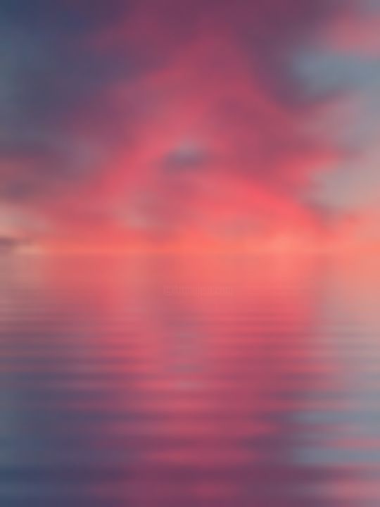 Digital Arts titled "Sunset effect" by Ioana-Noemy Toma, Original Artwork, Digital Painting