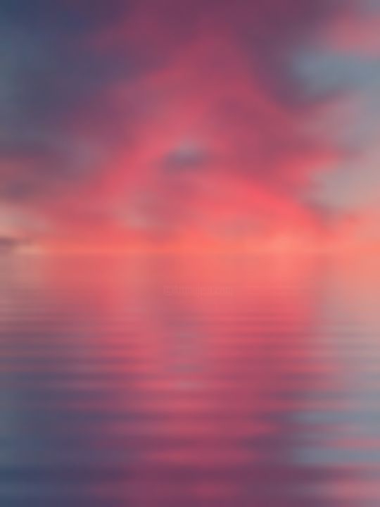 Digital Arts titled "Sunset effect" by Ioana-Noemy Toma, Original Art, Digital Painting