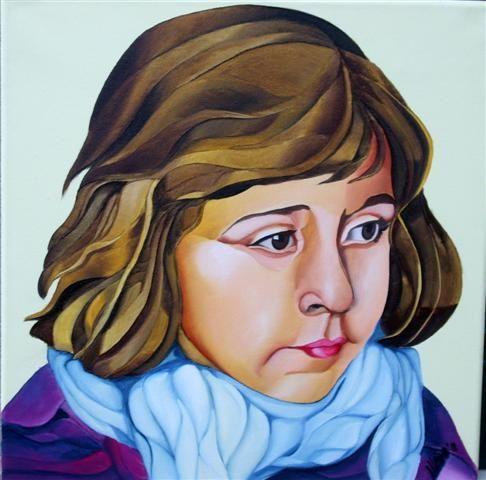 Painting titled "CARLOTTA" by Mara In Arte Mara Urban Decoration, Original Artwork, Oil