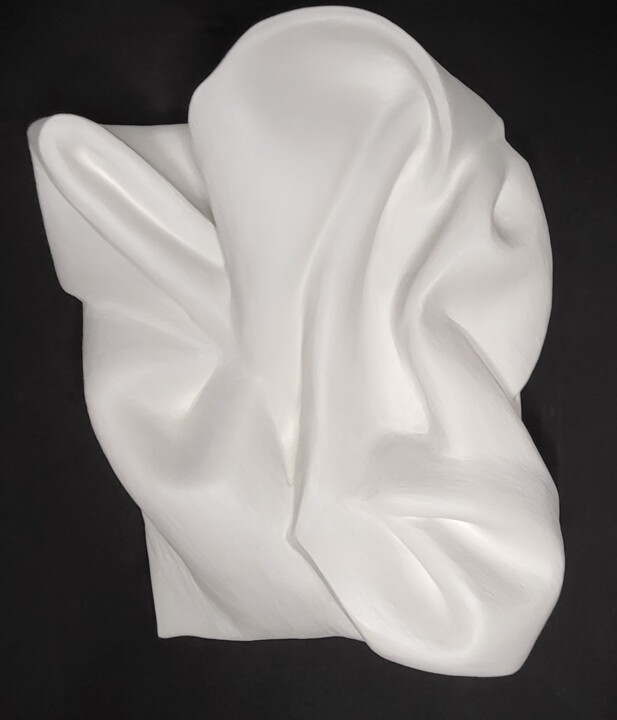 Sculpture intitulée "Plaster Art on Canv…" par Ioulia Vollquardsen, Œuvre d'art originale, Plâtre