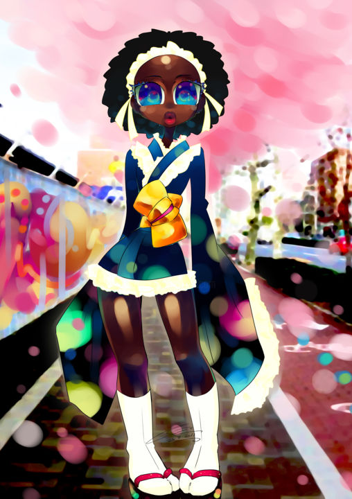 Digital Arts titled "Monona" by Io Zárate, Original Art, Digital Painting