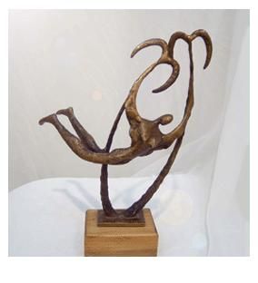 Rzeźba zatytułowany „iraqi don quechotte” autorstwa Haider Wady, Oryginalna praca, Metale