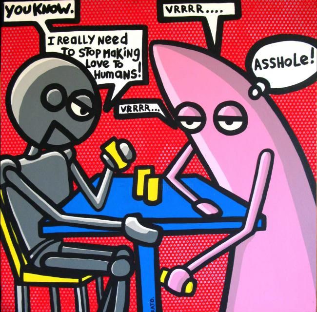 Digitale Kunst mit dem Titel "humans stop" von Irato75, Original-Kunstwerk